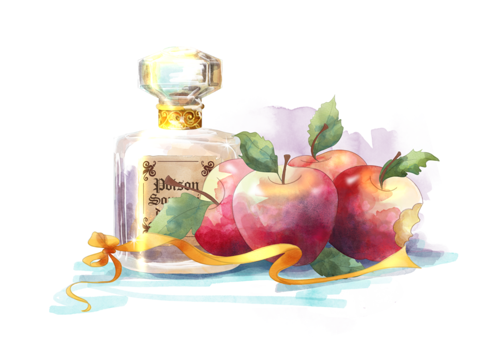 dessin aquarelle le poison
